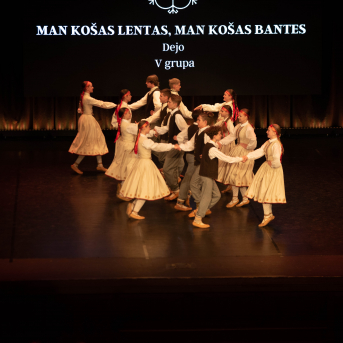 Rīgas Angļu ģimnāzijas un TDA „Līgo” bērnu un jauniešu studijas 15 gadu jubilejas koncerts “Rotā, saulīt, rotādama" - Mūsu jaunie, zaļie asniņi, kuriem visapkārt smieklu virtenes, bet pašos mīt nerimstošs dzīvesprieks un mīlestība pret deju.
Sirsnīga paaudžu satikšanās, sākot no mazajiem saules stariņiem līdz viedajiem dejotājiem, RAĢ un TDA "Līgo" bērnu un jauniešu studijas 15. jubilejas koncertā.
Foto:Deivids Lagzdiņš