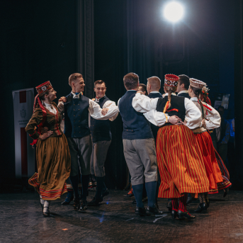  Dziesmu un deju svētku deju lieluzveduma "Mūžīgais dzinējs" un lielkoncerta "Balts" deju kolektīvu koprepertuāra pārbaudes skate - 