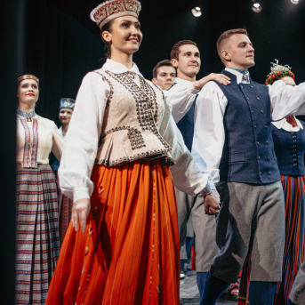  Dziesmu un deju svētku deju lieluzveduma "Mūžīgais dzinējs" un lielkoncerta "Balts" deju kolektīvu koprepertuāra pārbaudes skate - 