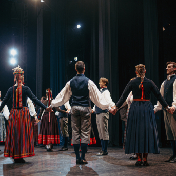  Dziesmu un deju svētku deju lieluzveduma "Mūžīgais dzinējs" un lielkoncerta "Balts" deju kolektīvu koprepertuāra pārbaudes skate - 