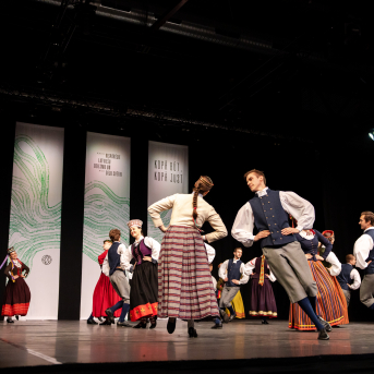 XXVII VISPĀRĒJO LATVIEŠU DZIESMU UN XVII DEJU SVĒTKU DEJU KOLEKTĪVU FINĀLA KONKURSS - 