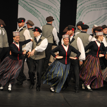 XXVII VISPĀRĒJO LATVIEŠU DZIESMU UN XVII DEJU SVĒTKU DEJU KOLEKTĪVU FINĀLA KONKURSS - 