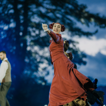LĪGO. DIŽDIENA. Skatuviskās dejas mistērija. "MĒS DEVIŅI BĀLELIŅI" - 