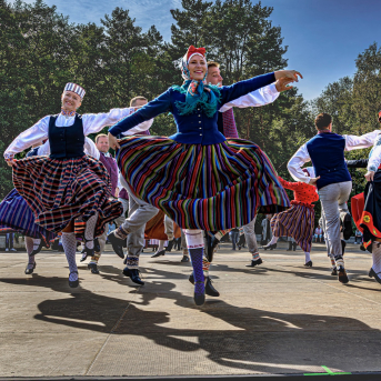 VPDK "Sen Līgo" Palangā - 9.Starptautiskais tautas deju festivāls „Palangos miestely“ 