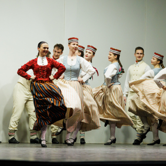 XXV Jaunrades deju konkurss  - Foto:  Uģis Brālēns, Latvijas Nacionālā kultūras centra arhīvs