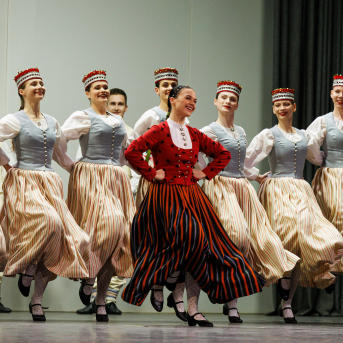 XXV Jaunrades deju konkurss  - Foto:  Uģis Brālēns, Latvijas Nacionālā kultūras centra arhīvs