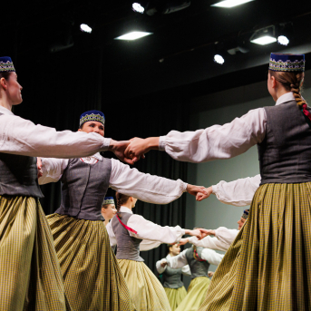 XXV Jaunrades deju konkurss  - Foto:  Uģis Brālēns, Latvijas Nacionālā kultūras centra arhīvs