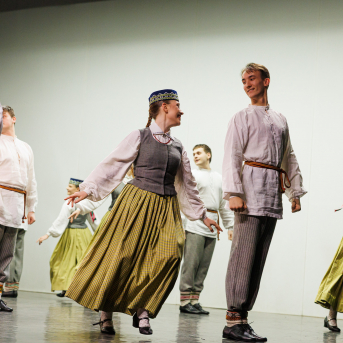 XXV Jaunrades deju konkurss  - Foto:  Uģis Brālēns, Latvijas Nacionālā kultūras centra arhīvs