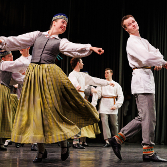 XXV Jaunrades deju konkurss  - Foto:  Uģis Brālēns, Latvijas Nacionālā kultūras centra arhīvs